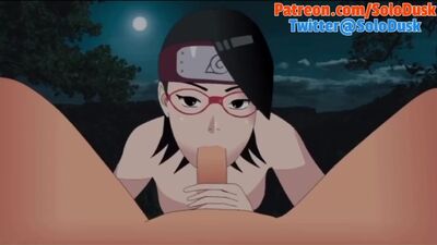 Sarada blowjob sex naruto hentai