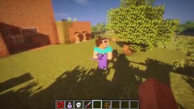 НУБ ЗАТРОЛЛЕН НЕВИДИМЫМ БАРЬЕРОМ В МАЙНКРАФТ! СМЕШНОЙ ТРОЛЛИНГ НУБИКА В MINECRAFT!