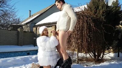 Минет зимой