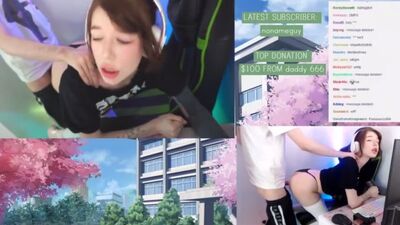 Стримерша с Твича забыла выключить камеру. Домашнее порно молодой пары, минет, раком, верхом, любительское порно.