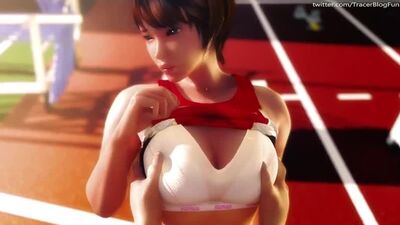 Best 3D Hentai SPORTS GIRL Fetish Sportuniform Paizuri Handjob Oral Crempie