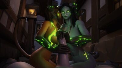 Eredar Handjob - 3D Porn / 3Dポルノ