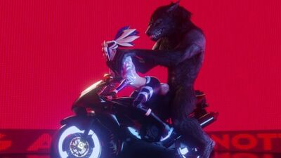 Akali X Werewolf - 3D Porn / 3Dポルノ
