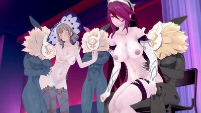 Rosaria ~ Розария "Розалия" | Lisa ~ Лиза - Rule34 \ Porn Genshin Impact [18+]