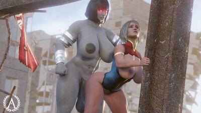Darkseid and Supergirl - 3D Porn / 3Dポルノ