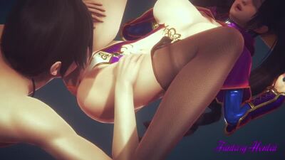 Genshin Impact hentai - Mona Porn