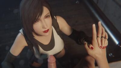 Tifa Lockhart Facial - 3D Porn / 3Dポルノ