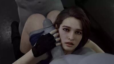 Jill Valentine - group sex; handjob; doggystyle; vaginal fucked; 3D sex porno hentai; (by BlueLight) [Resident Evil]
