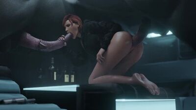 Femshep and 2 Horses - 3D Porn / 3Dポルノ