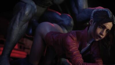 Claire Redfield Mr. X Doggystye - 3D Porn / 3Dポルノ