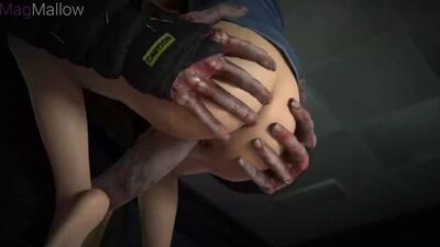 Jill Valentine - riding; vaginal fucked; big boobs; big ass; handjob; anus; 3D sex porno hentai; (by MagMallow) [Resident Evil]