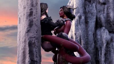 (Sound)Triss Merigold&Yennefer futanari on female [The Witcher 3;Porn;Hentai;Dickgirl;R34;Sex;SFM;3D;порно;ведьмак;футанари]