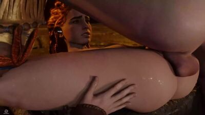 Aloy - missionary; vaginal fucked; big ass; anus; anal; pussy view; 3D sex porno hentai; [Horizon Zero Dawn]