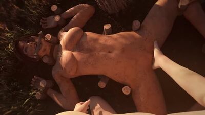 (Sound)Lara Croft sex bondage forced fuck [Tomb Raider;Porn;Hentai;Rough;R34;Sex;Blender;порно;секс;хентай;лара крофт]