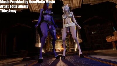 (Sound)Draenei futanari on futa threesome [Virt-a-Mate (VaM);WeeB;Porn;Dickgirl;Reverse Blowjob;R34;Sex;порно;футанари;секс]