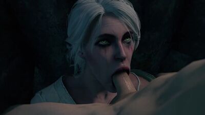 Ciri - Ciri dream; oral sex; minet; blowjob; deepthroat; facefuck; 3D sex porno hentai; (by Kaeg Antonovich) [The Witcher]