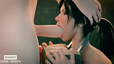(Sound)Lara Croft facefuck, bondage sex [Tomb Raider;Porn;Hentai;R34;Blender;порно;секс;хентай;лара крофт]