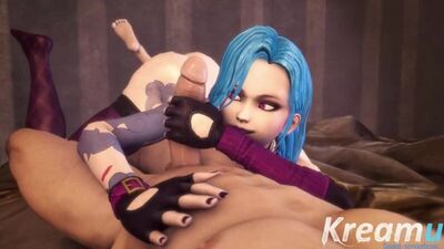 (Sound)Jinx pov handjob, sex ver.3 [League of Legends, LoL;Porn;Hentai;R34;SFM;порно;секс;хентай;лига легенд]