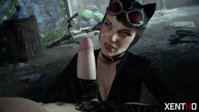 (Sound)Catwoman pov oral, handjob ver.1 [DC, Selina Kyle;Porn;Hentai;R34;Sex;SFM;порно;секс;хентай]