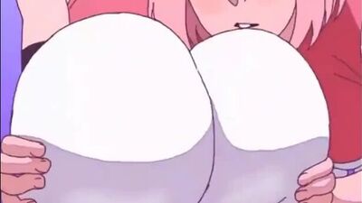 (No sound)Uchiha Sarada&Haruna Sakura female solo ass tease animation ver.2 [Naruto, Boruto;Hentai;R34;Sex;Наруто;Боруто]