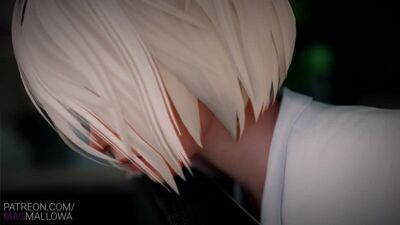 (Sound) Yorha 2B anal sex - Office [NieR: Automata;Porn;Hentai;R34;Sex;Blender;порно;хентай]
