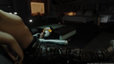 (Sound) Edi blowjob [Mass Effect, SavageCabbage;Porn;Hentai;Oral;R34;Sex;Blender;порно;хентай]