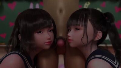 Play Room - POV; oral sex; minet; blowjob; facefuck; riding; big boobs; tittysuck; anus; 3D sex porno hentai; [3D Hentai]