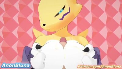 Furry yiff renamon pokemon dance porn sex