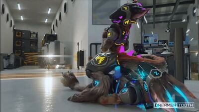 3d Yiff [Cut porn only] 3/3 by Dreamertooth Straight Protogen Robot Furry Porn Sex Scalie Lizard