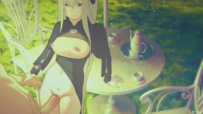 Echidna - thighjob; pussyjob; vaginal fucked; orgasm; big tits; big boobs; 3D sex porno hentai; [Re:Zero]