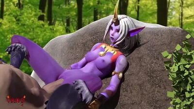 Soraka - missionary; big tits; big boobs; 3D sex porno hentai; [League of Legends]