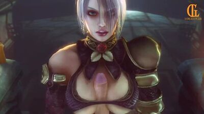 Ivy Valentine - tittyfuck; paizuri; masturbation; big tits; big boobs; 3D sex porno hentai; [Soul Calibur]