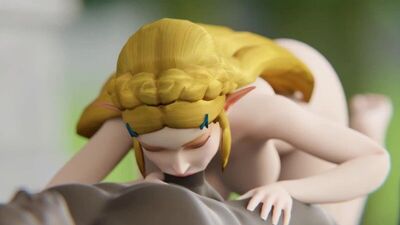 Princess Zelda - BBC; blacked; interracial hentai; oral sex; minet; blowjob; facefuck; 3D sex porno hentai [The Legend of Zelda]