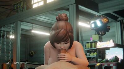 Mei - NSFW; oral sex; minet; blowjob; deepthroat; facefuck; 3D sex porno hentai; (by @GcRaw) [Overwatch]