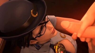 Bayonetta - NSFW; oral sex; minet; blowjob; deepthroat; facefuck; orgasm; cumshot; swallow cum; 3D sex porno hentai; [Bayonetta]