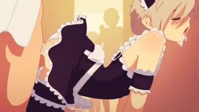 WHITE HAIRED TRAP MAID CREAMPIED