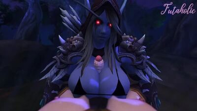WoW futanari hentai futa porn футанари фута порно