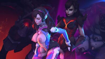 Hellfire 1080p Overwatch 3D futanari futa porn