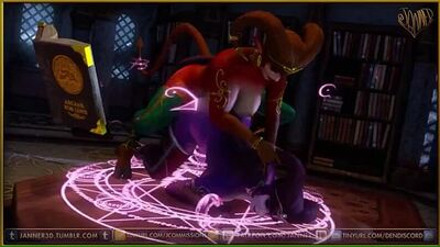 In a Bind Front 564p 3D futanari futa porn