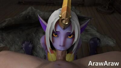 League of Legends Hentai | Lol Porn | [League of Porn] Cutesy Soraka Suckin (ArawAraw)