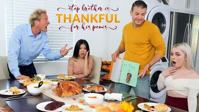 [MyFamilyPies] Haley Spades, Lulu Chu - Stepbrother Is Thankful For His Penis