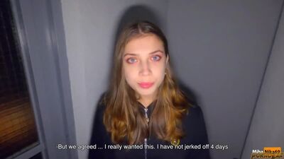 Секс в подьезде русской парочки