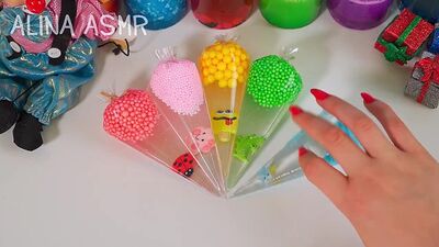 [ALINA ASMR] ЛЕГЕНДЫ и СТРАШНЫЕ истории со слаймами. Новые СТРАШИЛКИ