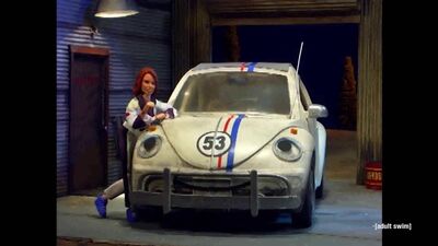 Лучшее из трения робота - робот-курица - плавание для взрослого