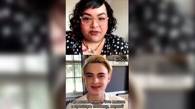 Джейден Мартелл дал небольшое интервью в прямом эфире для «Teen Vogue» (часть 1)|Русские субтитры