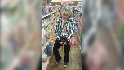 Whitney wisconsin having fun in public