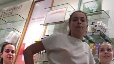 Шикарная попа в лосинах