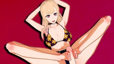 Очень зажигательная мультяшная работа ногами