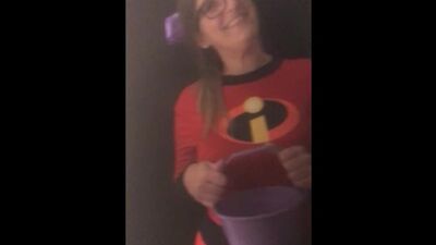 Halloween trick or treater fucks me hard pawg real homemade amateur