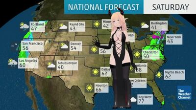 Приятное завершение прогноза погоды